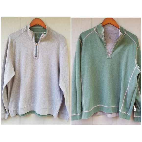 Tommy Bahama Mens Reversible Pullover 2 